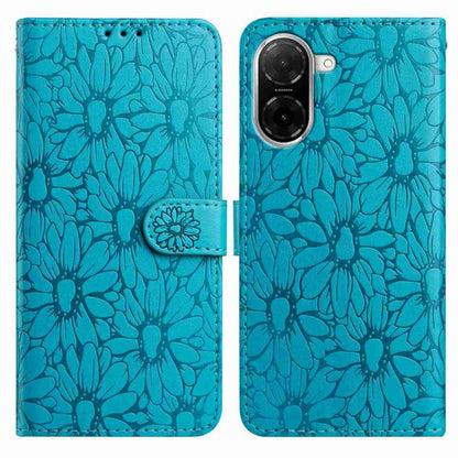Daisy Embossed Leather Phone Case, For Redmi K90 Pro Max / Poco F8 Ultra, For Redmi K90 / Poco F8 Pro, For Redmi 15C 5G / 4G EU 173mm, For Redmi 15 5G / 4G EU 171mm, For Redmi 15C 5G / 4G Global 171mm, For Redmi A5 4G 173.3mm                           ...