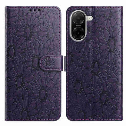 Daisy Embossed Leather Phone Case, For Redmi K90 Pro Max / Poco F8 Ultra, For Redmi K90 / Poco F8 Pro, For Redmi 15C 5G / 4G EU 173mm, For Redmi 15 5G / 4G EU 171mm, For Redmi 15C 5G / 4G Global 171mm, For Redmi A5 4G 173.3mm                           ...