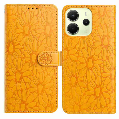 Daisy Embossed Leather Phone Case, For Redmi K90 Pro Max / Poco F8 Ultra, For Redmi K90 / Poco F8 Pro, For Redmi 15C 5G / 4G EU 173mm, For Redmi 15 5G / 4G EU 171mm, For Redmi 15C 5G / 4G Global 171mm, For Redmi A5 4G 173.3mm                           ...