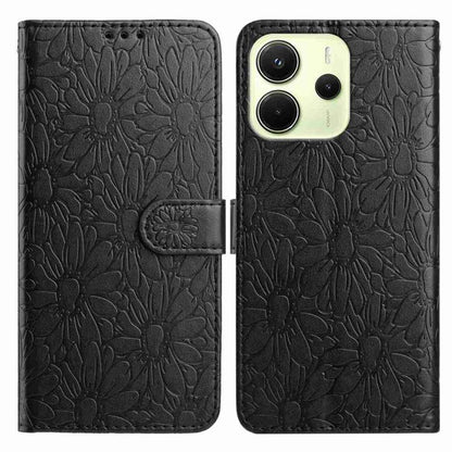 Daisy Embossed Leather Phone Case, For Redmi K90 Pro Max / Poco F8 Ultra, For Redmi K90 / Poco F8 Pro, For Redmi 15C 5G / 4G EU 173mm, For Redmi 15 5G / 4G EU 171mm, For Redmi 15C 5G / 4G Global 171mm, For Redmi A5 4G 173.3mm                           ...