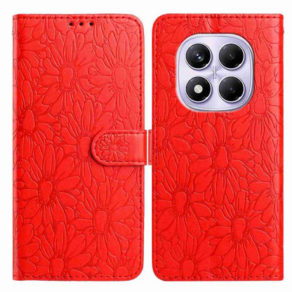 Daisy Embossed Leather Phone Case, For Redmi K90 Pro Max / Poco F8 Ultra, For Redmi K90 / Poco F8 Pro, For Redmi 15C 5G / 4G EU 173mm, For Redmi 15 5G / 4G EU 171mm, For Redmi 15C 5G / 4G Global 171mm, For Redmi A5 4G 173.3mm                           ...