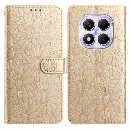 Daisy Embossed Leather Phone Case, For Redmi K90 Pro Max / Poco F8 Ultra, For Redmi K90 / Poco F8 Pro, For Redmi 15C 5G / 4G EU 173mm, For Redmi 15 5G / 4G EU 171mm, For Redmi 15C 5G / 4G Global 171mm, For Redmi A5 4G 173.3mm                           ...