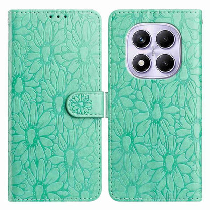 Daisy Embossed Leather Phone Case, For Redmi K90 Pro Max / Poco F8 Ultra, For Redmi K90 / Poco F8 Pro, For Redmi 15C 5G / 4G EU 173mm, For Redmi 15 5G / 4G EU 171mm, For Redmi 15C 5G / 4G Global 171mm, For Redmi A5 4G 173.3mm                           ...