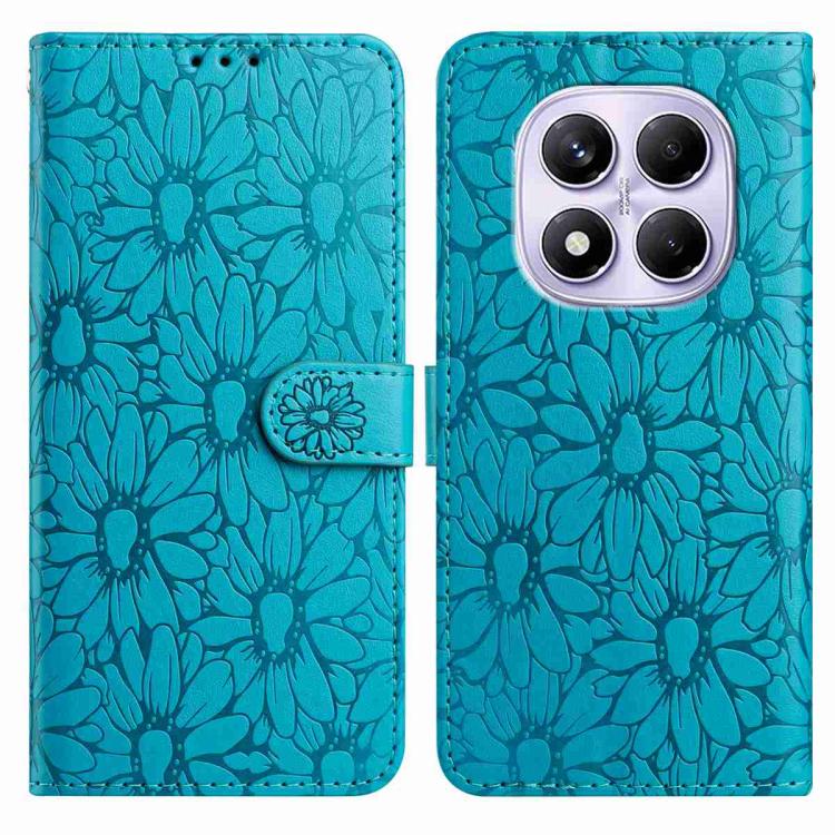 Daisy Embossed Leather Phone Case, For Redmi K90 Pro Max / Poco F8 Ultra, For Redmi K90 / Poco F8 Pro, For Redmi 15C 5G / 4G EU 173mm, For Redmi 15 5G / 4G EU 171mm, For Redmi 15C 5G / 4G Global 171mm, For Redmi A5 4G 173.3mm                           ...