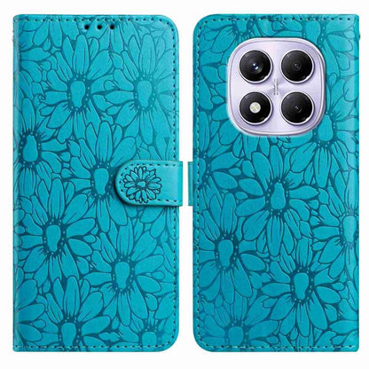 Daisy Embossed Leather Phone Case, For Redmi K90 Pro Max / Poco F8 Ultra, For Redmi K90 / Poco F8 Pro, For Redmi 15C 5G / 4G EU 173mm, For Redmi 15 5G / 4G EU 171mm, For Redmi 15C 5G / 4G Global 171mm, For Redmi A5 4G 173.3mm                           ...