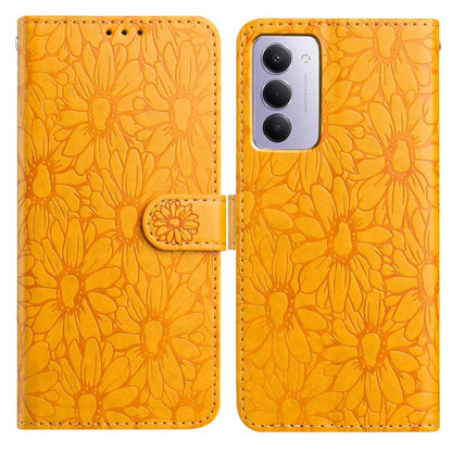 Daisy Embossed Leather Phone Case, For Redmi K90 Pro Max / Poco F8 Ultra, For Redmi K90 / Poco F8 Pro, For Redmi 15C 5G / 4G EU 173mm, For Redmi 15 5G / 4G EU 171mm, For Redmi 15C 5G / 4G Global 171mm, For Redmi A5 4G 173.3mm                           ...