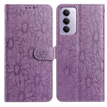 Daisy Embossed Leather Phone Case, For Redmi K90 Pro Max / Poco F8 Ultra, For Redmi K90 / Poco F8 Pro, For Redmi 15C 5G / 4G EU 173mm, For Redmi 15 5G / 4G EU 171mm, For Redmi 15C 5G / 4G Global 171mm, For Redmi A5 4G 173.3mm                           ...