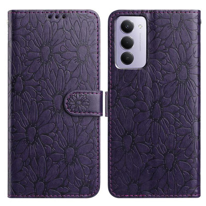 Daisy Embossed Leather Phone Case, For Redmi K90 Pro Max / Poco F8 Ultra, For Redmi K90 / Poco F8 Pro, For Redmi 15C 5G / 4G EU 173mm, For Redmi 15 5G / 4G EU 171mm, For Redmi 15C 5G / 4G Global 171mm, For Redmi A5 4G 173.3mm                           ...