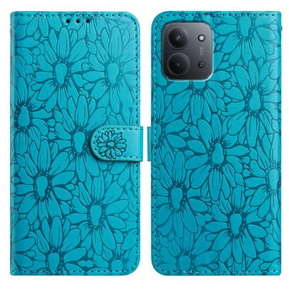 Daisy Embossed Leather Phone Case, For Redmi K90 Pro Max / Poco F8 Ultra, For Redmi K90 / Poco F8 Pro, For Redmi 15C 5G / 4G EU 173mm, For Redmi 15 5G / 4G EU 171mm, For Redmi 15C 5G / 4G Global 171mm, For Redmi A5 4G 173.3mm                           ...