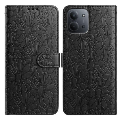 Daisy Embossed Leather Phone Case, For Redmi K90 Pro Max / Poco F8 Ultra, For Redmi K90 / Poco F8 Pro, For Redmi 15C 5G / 4G EU 173mm, For Redmi 15 5G / 4G EU 171mm, For Redmi 15C 5G / 4G Global 171mm, For Redmi A5 4G 173.3mm                           ...