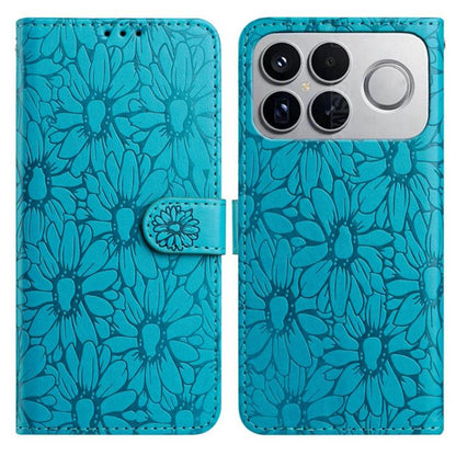 Daisy Embossed Leather Phone Case, For Redmi K90 Pro Max / Poco F8 Ultra, For Redmi K90 / Poco F8 Pro, For Redmi 15C 5G / 4G EU 173mm, For Redmi 15 5G / 4G EU 171mm, For Redmi 15C 5G / 4G Global 171mm, For Redmi A5 4G 173.3mm                           ...