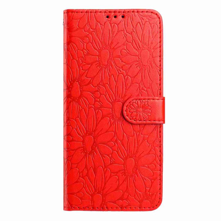 Daisy Embossed Leather Phone Case, For Redmi K90 Pro Max / Poco F8 Ultra, For Redmi K90 / Poco F8 Pro, For Redmi 15C 5G / 4G EU 173mm, For Redmi 15 5G / 4G EU 171mm, For Redmi 15C 5G / 4G Global 171mm, For Redmi A5 4G 173.3mm                           ...