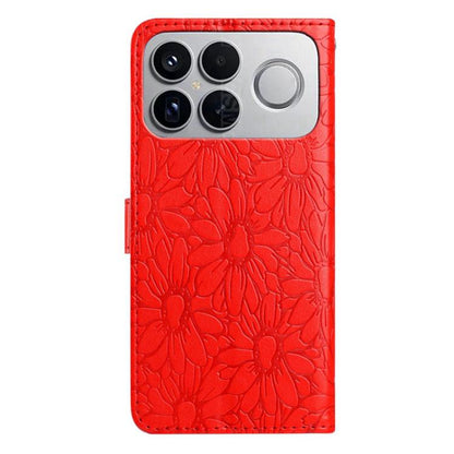 Daisy Embossed Leather Phone Case, For Redmi K90 Pro Max / Poco F8 Ultra, For Redmi K90 / Poco F8 Pro, For Redmi 15C 5G / 4G EU 173mm, For Redmi 15 5G / 4G EU 171mm, For Redmi 15C 5G / 4G Global 171mm, For Redmi A5 4G 173.3mm                           ...