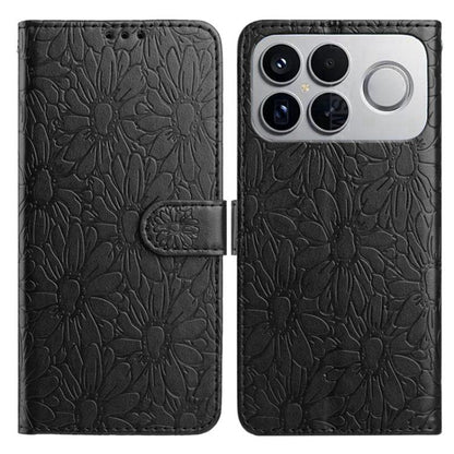 Daisy Embossed Leather Phone Case, For Redmi K90 Pro Max / Poco F8 Ultra, For Redmi K90 / Poco F8 Pro, For Redmi 15C 5G / 4G EU 173mm, For Redmi 15 5G / 4G EU 171mm, For Redmi 15C 5G / 4G Global 171mm, For Redmi A5 4G 173.3mm                           ...