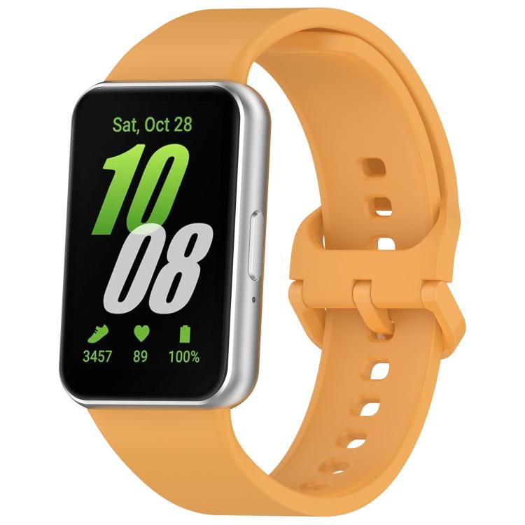 Bracelet de montre en silicone à boucle colorée unie xDfind, pour Samsung Galaxy Fit3 SM-R390