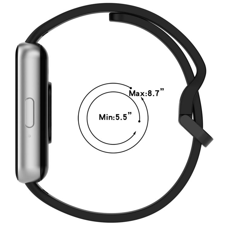 Bracelet de montre en silicone à boucle colorée unie xDfind, pour Samsung Galaxy Fit3 SM-R390