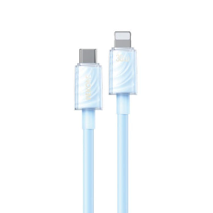 WK WDC-73 PD30W Type-C to 8 Pin Fast Charging Data Cable, Length: 1.2m, WDC-73