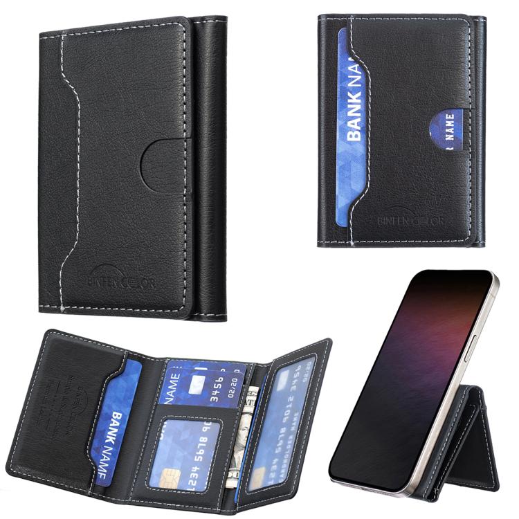 Oily Leather Horizontal Magnetic Wallet Card Bag Case
