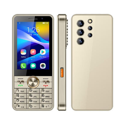 UNIWA XS24 Keypad Phone, 2GB+16GB, 3.5 inch Android 8.1 Mediatek MT6737M Quad Core, Flashlights, Network: 4G, Support Google Store, No Power Plug