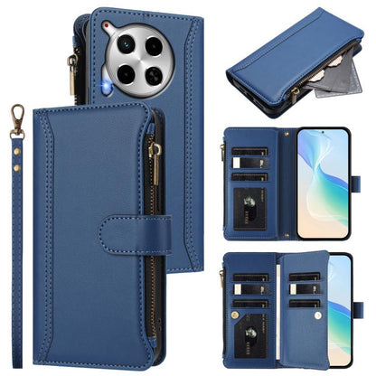 Magnetic Closure 9 Card Slots Zipper Leather Case with Hand Strap, For Tecno Pova 6 Neo, For Tecno Pova 6 4G, For Tecno Pova 6 5G / 6 Pro 5G, For Tecno Camon 30 Pro 5G, For Tecno Camon 30 Premier, For Tecno Camon 30 4G / 5G, For Tecno Spark 20 Pro+ 4G ...