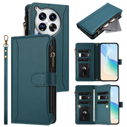 Magnetic Closure 9 Card Slots Zipper Leather Case with Hand Strap, For Tecno Pova 6 Neo, For Tecno Pova 6 4G, For Tecno Pova 6 5G / 6 Pro 5G, For Tecno Camon 30 Pro 5G, For Tecno Camon 30 Premier, For Tecno Camon 30 4G / 5G, For Tecno Spark 20 Pro+ 4G ...