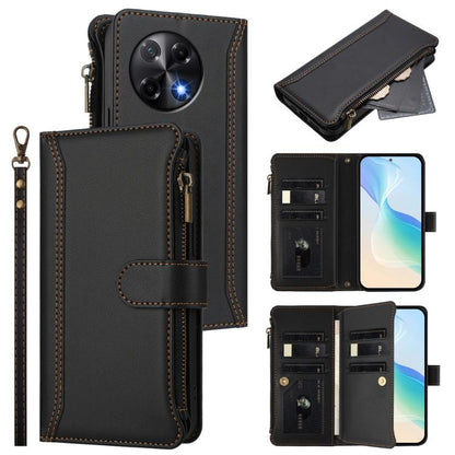 Magnetic Closure 9 Card Slots Zipper Leather Case with Hand Strap, For Tecno Camon 50 Pro 4G, For Tecno Camon 50 4G / CN5, For Tecno Spark Slim 5G, For Tecno Spark Go 1 / 1S / Pop 9, For Tecno Camon 40 Pro 4G Global, For Tecno Camon 40 4G              ...