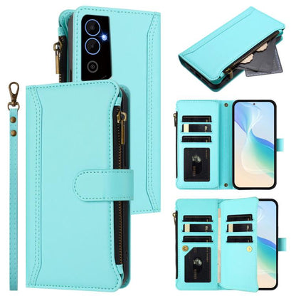Magnetic Closure 9 Card Slots Zipper Leather Case with Hand Strap, For Tecno Spark 10C / Spark 10 4G, For Tecno Spark 10 Pro 4G, For Tecno Camon 19 / 19 Pro 5G, For Tecno Pova 4 Pro, For Tecno Pova 4, For Tecno Pova Neo 2                               ...