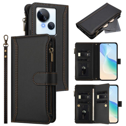 Magnetic Closure 9 Card Slots Zipper Leather Case with Hand Strap, For Tecno Pova 6 Neo, For Tecno Pova 6 4G, For Tecno Pova 6 5G / 6 Pro 5G, For Tecno Camon 30 Pro 5G, For Tecno Camon 30 Premier, For Tecno Camon 30 4G / 5G, For Tecno Spark 20 Pro+ 4G ...