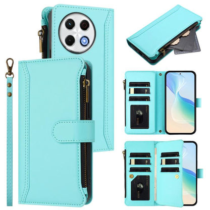 Magnetic Closure 9 Card Slots Zipper Leather Case with Hand Strap, For Tecno Camon 50 Pro 4G, For Tecno Camon 50 4G / CN5, For Tecno Spark Slim 5G, For Tecno Spark Go 1 / 1S / Pop 9, For Tecno Camon 40 Pro 4G Global, For Tecno Camon 40 4G              ...