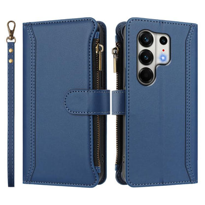 Magnetic Closure 9 Card Slots Zipper Leather Case with Hand Strap, For Tecno Camon 50 Pro 4G, For Tecno Camon 50 4G / CN5, For Tecno Spark Slim 5G, For Tecno Spark Go 1 / 1S / Pop 9, For Tecno Camon 40 Pro 4G Global, For Tecno Camon 40 4G              ...
