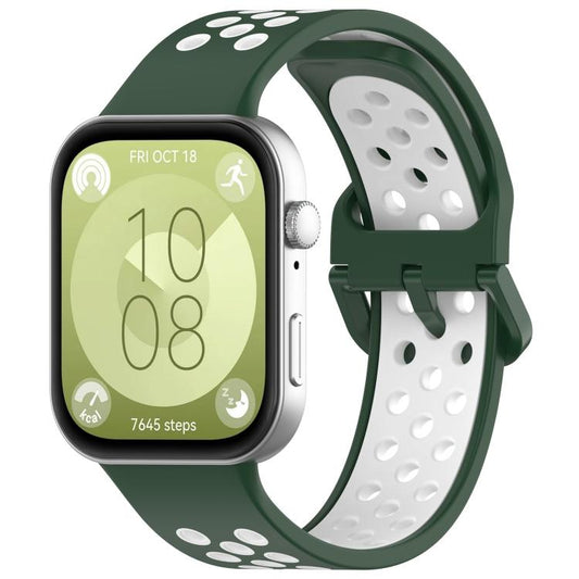 xDfind Two Color Silicone Sports Watch Band, For Huawei Watch Fit 5 / Fit 5 Pro / Fit 4