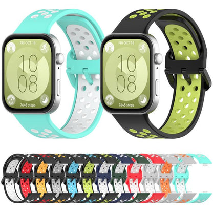 xDfind Two Color Silicone Sports Watch Band, For Huawei Watch Fit 5 / Fit 5 Pro / Fit 4
