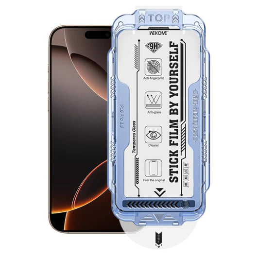 WK WTP-115 Easy Install 6D Curved Ultra-Fine Edge HD Tempered Glass Film, For iPhone 16 Pro Max, For iPhone 16 Pro, For iPhone 16 Plus / 15 Plus, For iPhone 16 / 15, For iPhone 15 Pro Max, For iPhone 15 Pro, For iPhone 13 Pro Max / 14 Plus