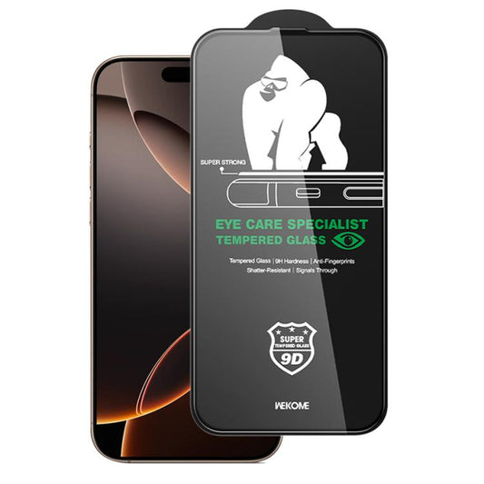 WK WTP-126 Vacha Series KinKong Light-Filtering Ultra- Clear Tempered Glass Film, For iPhone 16 Pro Max, For iPhone 16 Pro, For iPhone 16 Plus / 15 Plus, For iPhone 16 / 15, For iPhone 15 Pro Max, For iPhone 15 Pro, For iPhone 13 Pro Max / 14 Plus