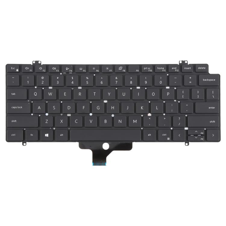 Clavier rétroéclairé version américaine pour ordinateur portable Dell Latitude 7410 7410 2 en 1 P131G P119G, pour Dell Latitude 7410