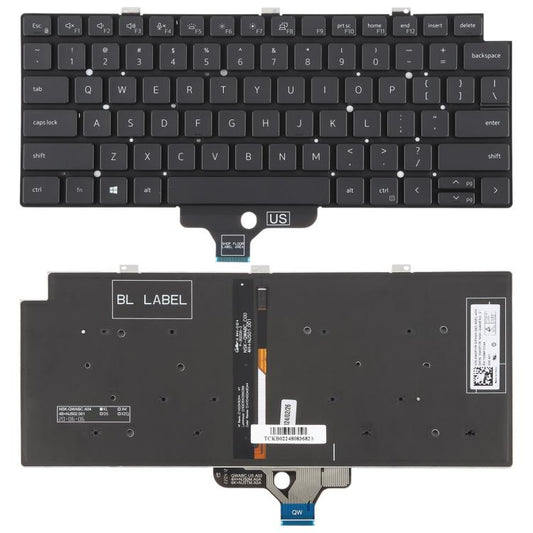 Clavier rétroéclairé version américaine pour Dell Latitude 5320 7320, Pour Dell Latitude 5320 7320