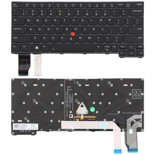 Clavier d'ordinateur portable rétroéclairé version US avec TrackPoint pour Lenovo ThinkPad X13 Gen 2 20WK 20XH X13 Yoga Gen 2, pour Lenovo ThinkPad X13 Gen 2