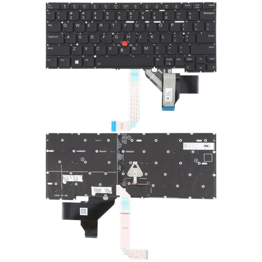 Clavier d'ordinateur portable américain avec TrackPoint pour Lenovo ThinkPad X13 Gen 4 X13 Yoga Gen 4, pour Lenovo ThinkPad X13 Gen 4 X13 Yoga Gen 4