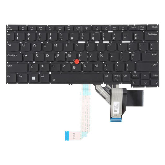 Clavier d'ordinateur portable américain avec TrackPoint pour Lenovo ThinkPad X13 Gen 4 X13 Yoga Gen 4, pour Lenovo ThinkPad X13 Gen 4 X13 Yoga Gen 4