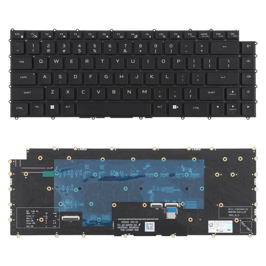 Clavier mécanique RVB rétroéclairé version US pour ordinateur portable DELL M16 R1 X16 R1 R2 W0X5N5, pour DELL M16 R1 X16 R1 R2