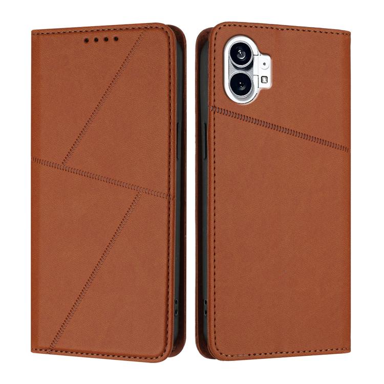 Strong Magnetic Frosted Flip Leather Phone Case, For Nothing Phone 4a Pro, For Nothing Phone 4a, For Nothing Phone 3a, For Nothing Phone 3a Pro, For Nothing Phone 2a, For Nothing Phone 2, For Nothing Phone 1