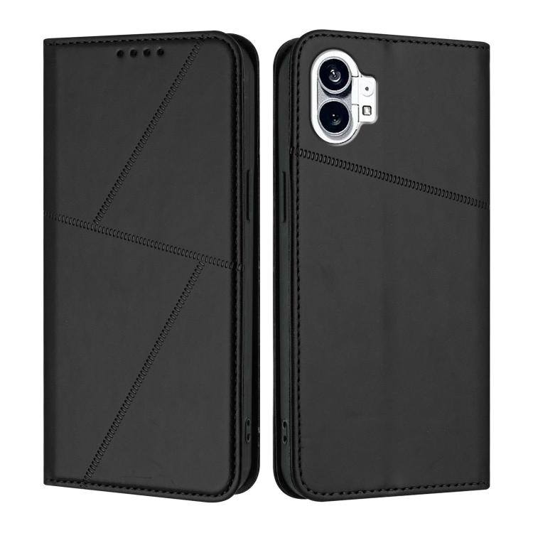 Strong Magnetic Frosted Flip Leather Phone Case, For Nothing Phone 4a Pro, For Nothing Phone 4a, For Nothing Phone 3a, For Nothing Phone 3a Pro, For Nothing Phone 2a, For Nothing Phone 2, For Nothing Phone 1