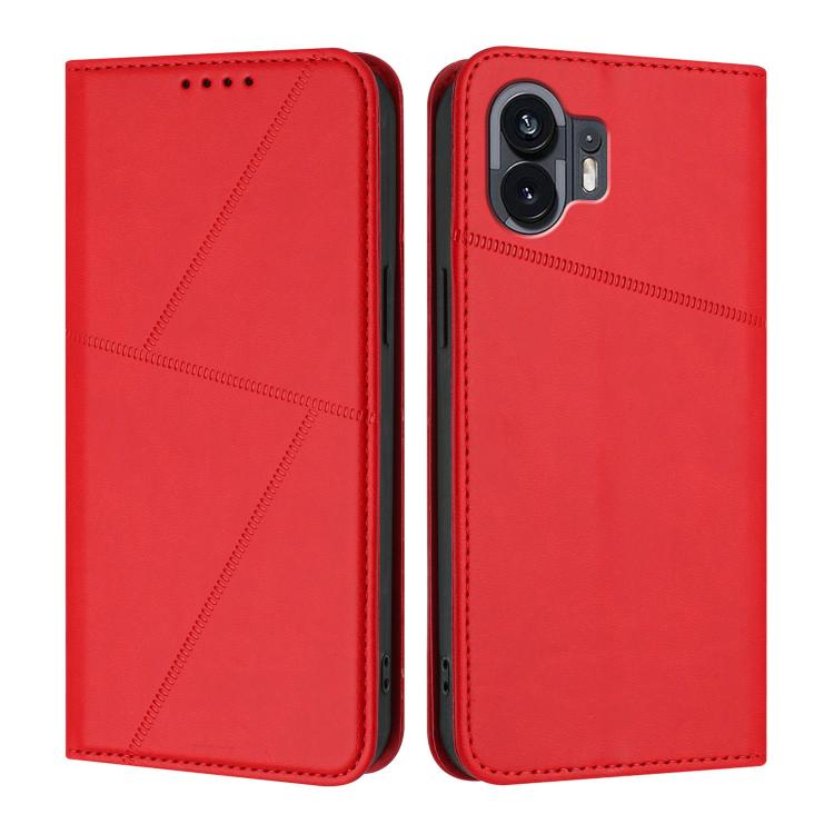 Strong Magnetic Frosted Flip Leather Phone Case, For Nothing Phone 4a Pro, For Nothing Phone 4a, For Nothing Phone 3a, For Nothing Phone 3a Pro, For Nothing Phone 2a, For Nothing Phone 2, For Nothing Phone 1