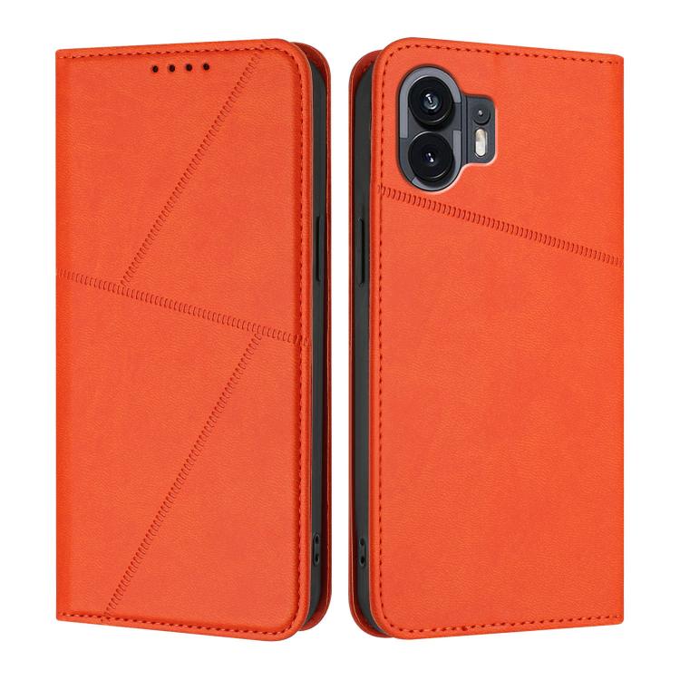 Strong Magnetic Frosted Flip Leather Phone Case, For Nothing Phone 4a Pro, For Nothing Phone 4a, For Nothing Phone 3a, For Nothing Phone 3a Pro, For Nothing Phone 2a, For Nothing Phone 2, For Nothing Phone 1