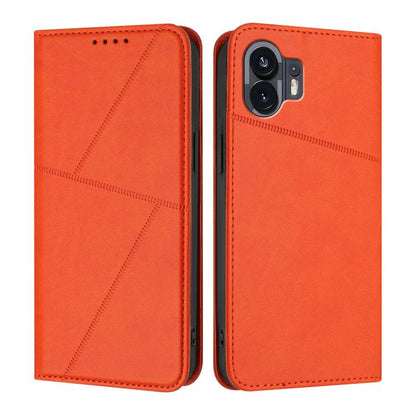 Strong Magnetic Frosted Flip Leather Phone Case, For Nothing Phone 4a Pro, For Nothing Phone 4a, For Nothing Phone 3a, For Nothing Phone 3a Pro, For Nothing Phone 2a, For Nothing Phone 2, For Nothing Phone 1