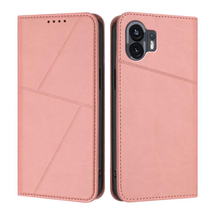 Strong Magnetic Frosted Flip Leather Phone Case, For Nothing Phone 4a Pro, For Nothing Phone 4a, For Nothing Phone 3a, For Nothing Phone 3a Pro, For Nothing Phone 2a, For Nothing Phone 2, For Nothing Phone 1