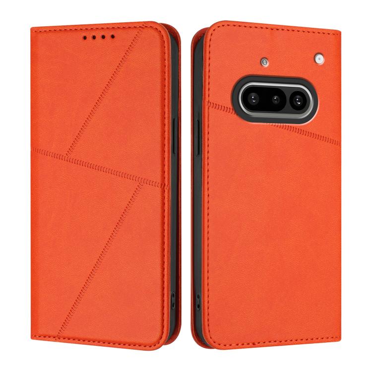 Strong Magnetic Frosted Flip Leather Phone Case, For Nothing Phone 4a Pro, For Nothing Phone 4a, For Nothing Phone 3a, For Nothing Phone 3a Pro, For Nothing Phone 2a, For Nothing Phone 2, For Nothing Phone 1