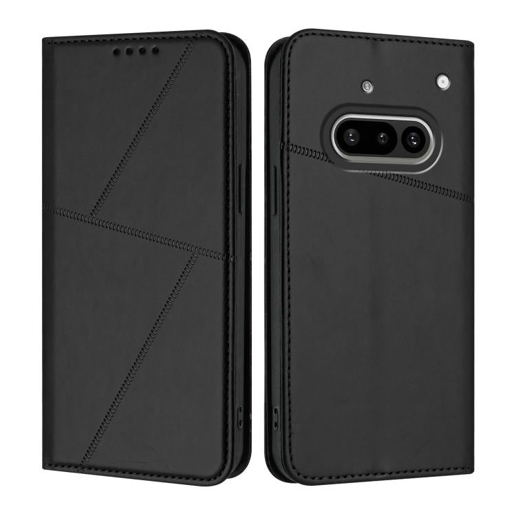Strong Magnetic Frosted Flip Leather Phone Case, For Nothing Phone 4a Pro, For Nothing Phone 4a, For Nothing Phone 3a, For Nothing Phone 3a Pro, For Nothing Phone 2a, For Nothing Phone 2, For Nothing Phone 1