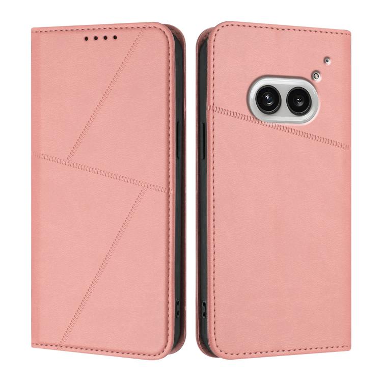 Strong Magnetic Frosted Flip Leather Phone Case, For Nothing Phone 4a Pro, For Nothing Phone 4a, For Nothing Phone 3a, For Nothing Phone 3a Pro, For Nothing Phone 2a, For Nothing Phone 2, For Nothing Phone 1