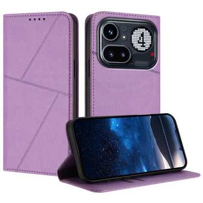 Strong Magnetic Frosted Flip Leather Phone Case, For Nothing Phone 4a Pro, For Nothing Phone 4a, For Nothing Phone 3a, For Nothing Phone 3a Pro, For Nothing Phone 2a, For Nothing Phone 2, For Nothing Phone 1